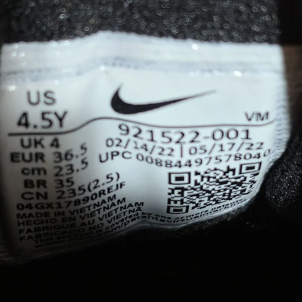 Nike Air Max 97 GS Shoes Black White 921522-001 Youth Size 4.5Y Women's 6